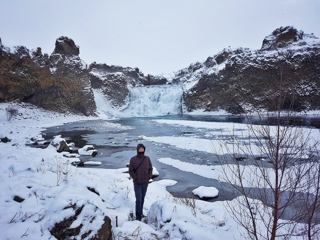 Hjalparfoss in IJsland