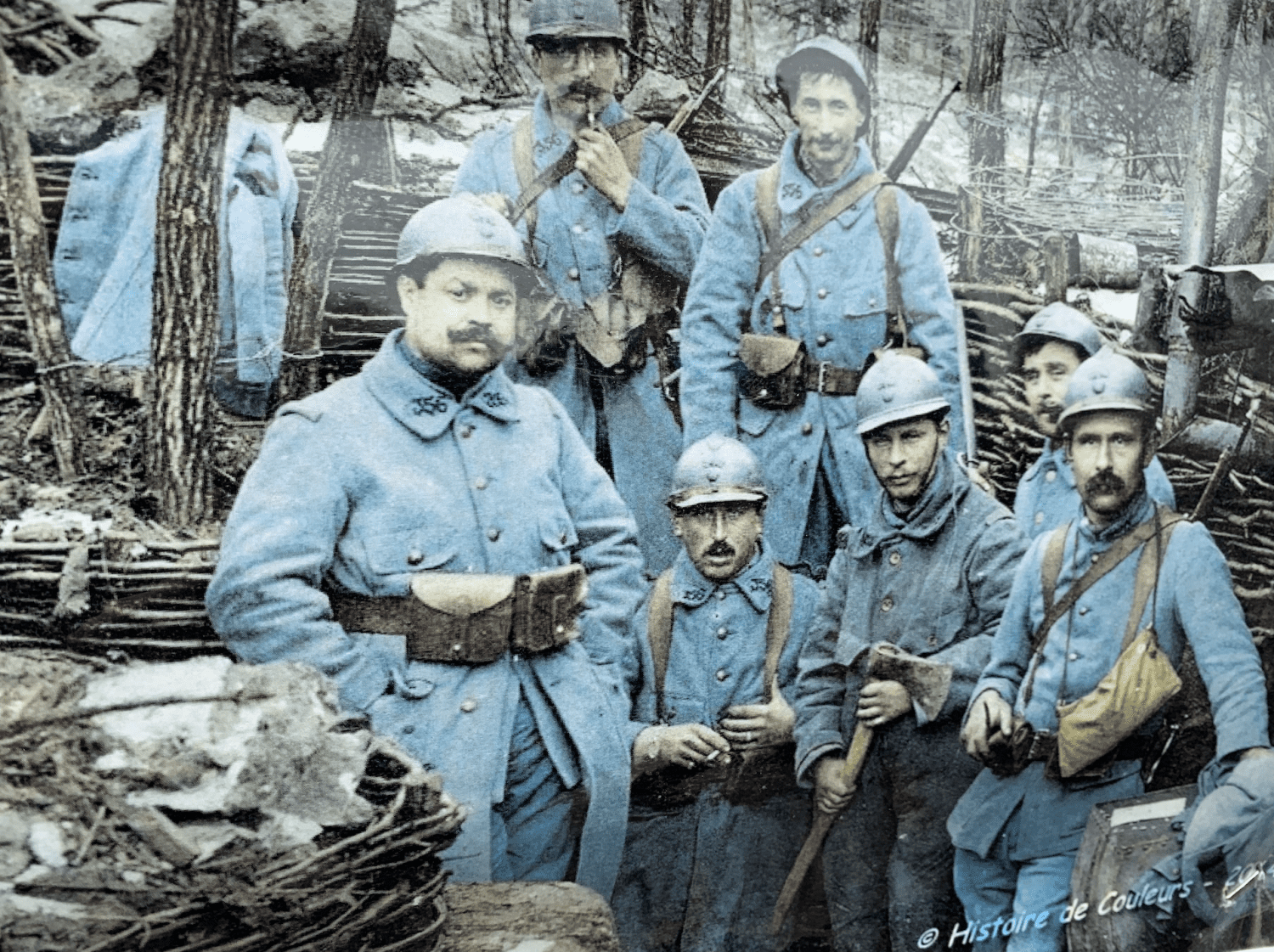 Soldaten omstreeks 1916