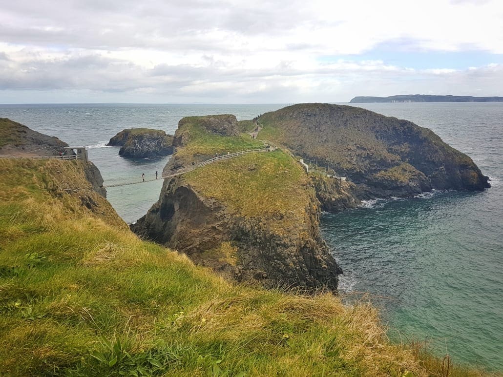 Carrick-a-Rede touwbrug langs de Causeway Coast