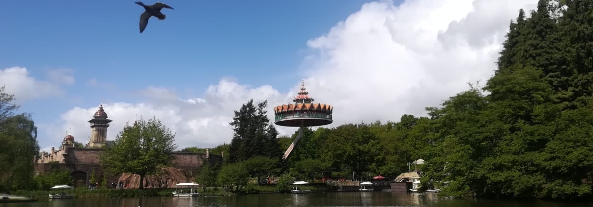 Uitzicht op de Efteling