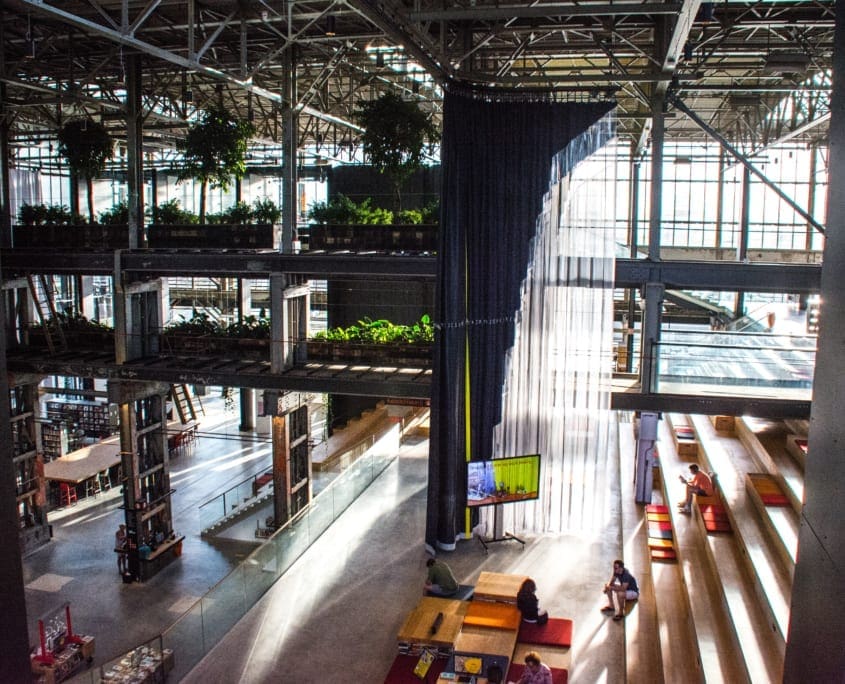 Lochal: de leeszaal van boven