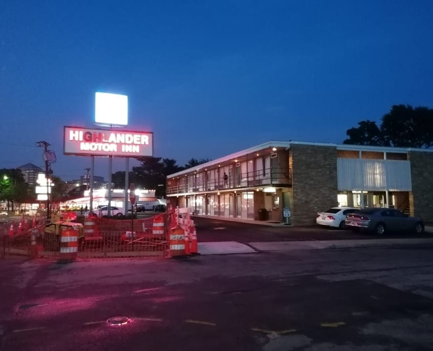 Een motel zoals een motel moet zijn in de VS