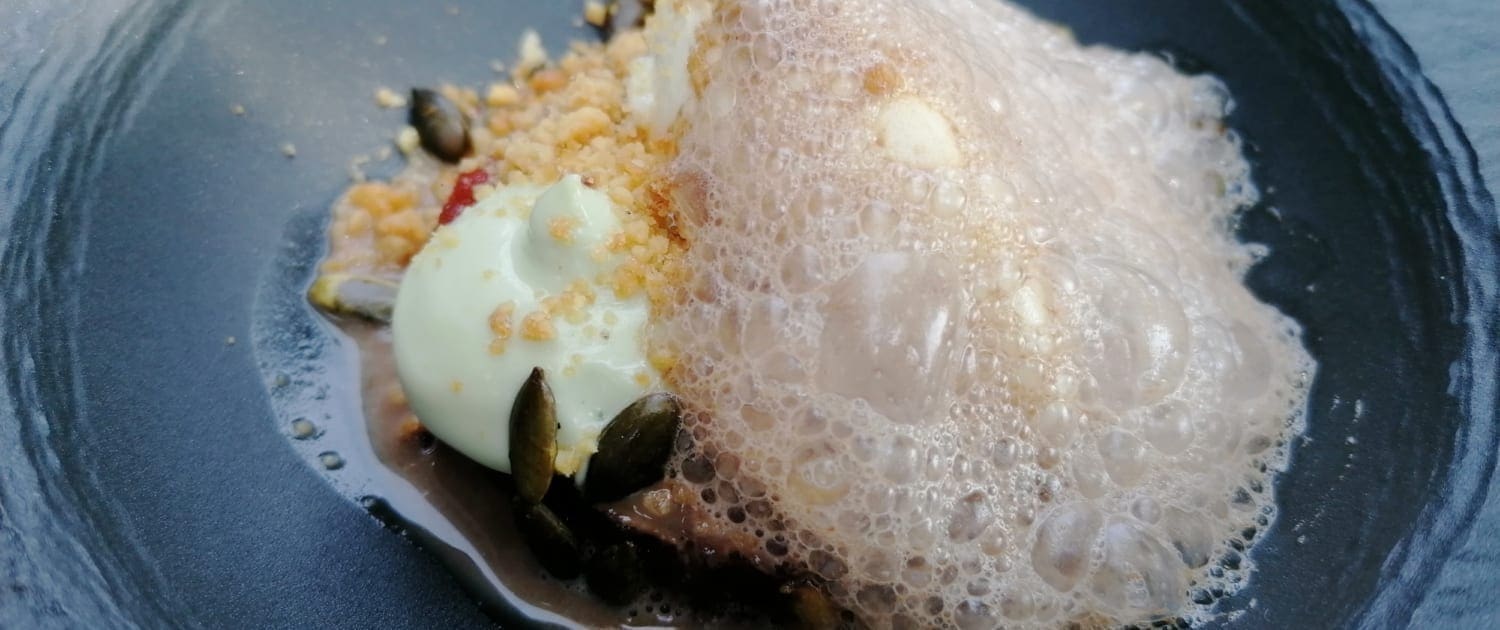 Watermeloen van de grill bij restaurantDijk 9 in Eindhoven