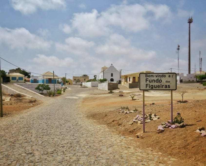 Dorpje in binnenland