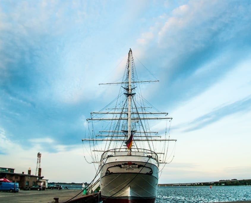 Vervoersmiddelen in Oost-Duitsland: de Gorch Fock