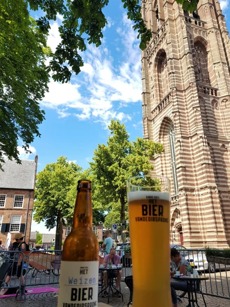 Op het terras bij La Trappe Café De Lach