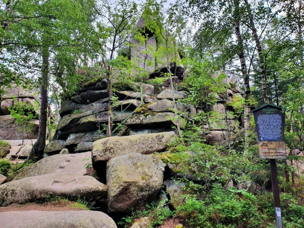 Ahrensklint in de Harz