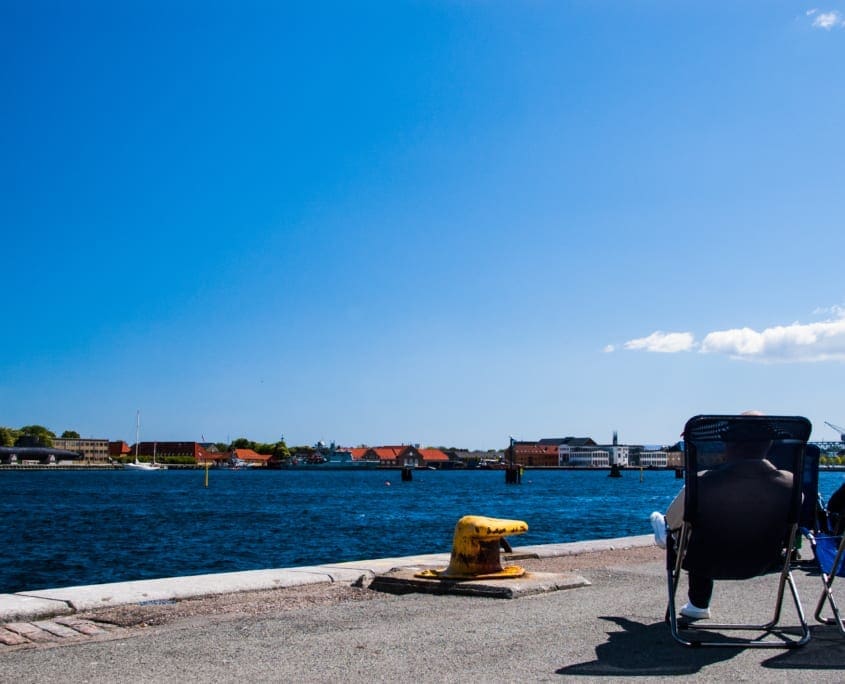 Lekker chillen in de haven