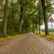 Een stukje Parijs-Roubaix in je tourtocht: voor minder dan slecht wegdek kom ik m'n bed niet uit.