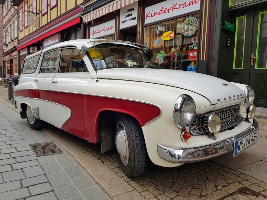 Hele oude Wartburg in de Harz