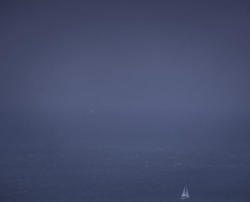 Het weer slaat wel nog eens om: tussen deze en de vorige foto zit nog geen 2 uur.