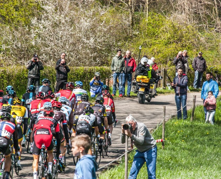 Draaien en keren, dat is de Amstel Gold Race.