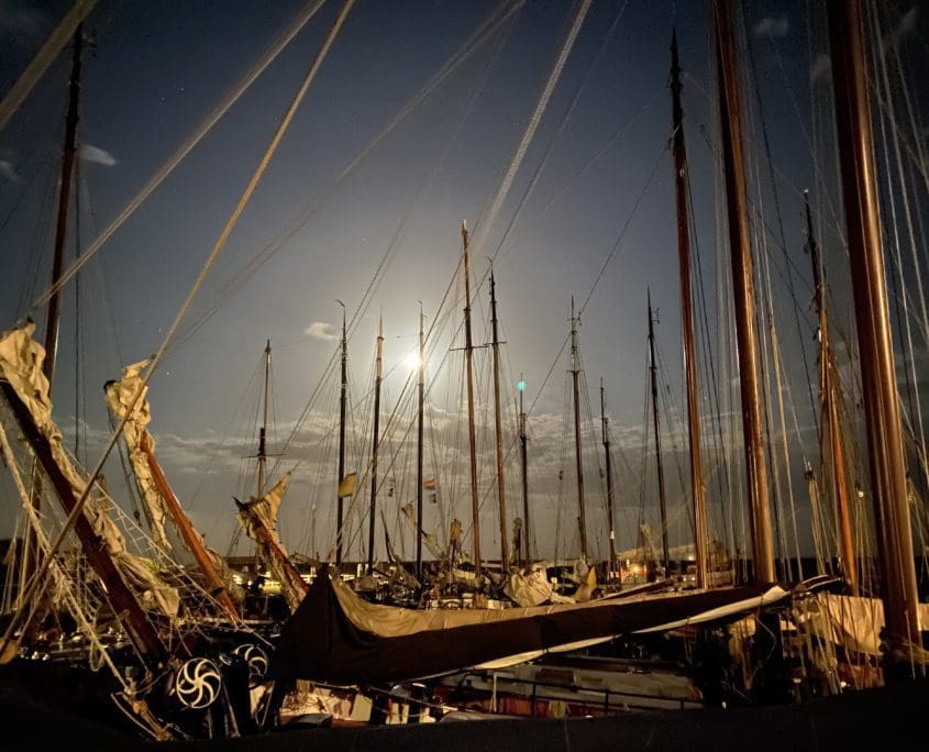 Handig om te weten: in havens moet het na 22u rustig zijn.